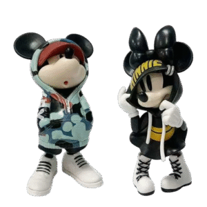 סט פסלי מיקי ומיני 15 ס"מ